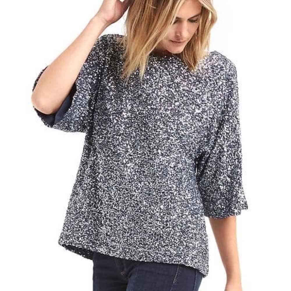GAP sequin kimono party top - Picture 3 of 6
